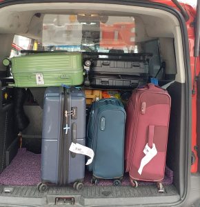 Call車多行李去機場